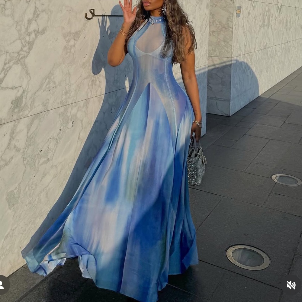 Marthathebrand Blue Maxi Dress